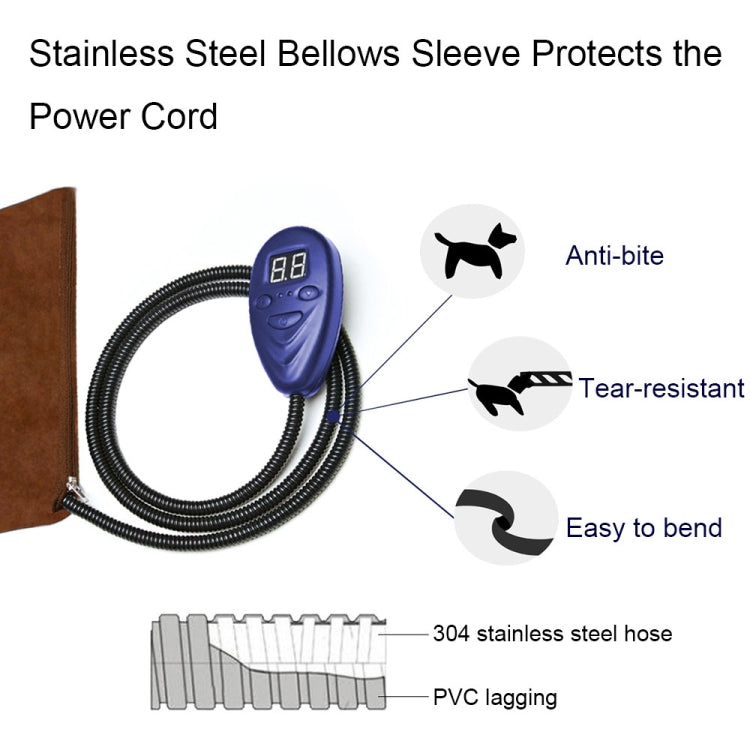 Tapis Chauffant Bleu 12V pour Animaux de Compagnie – Tapis Chauffant Électrique