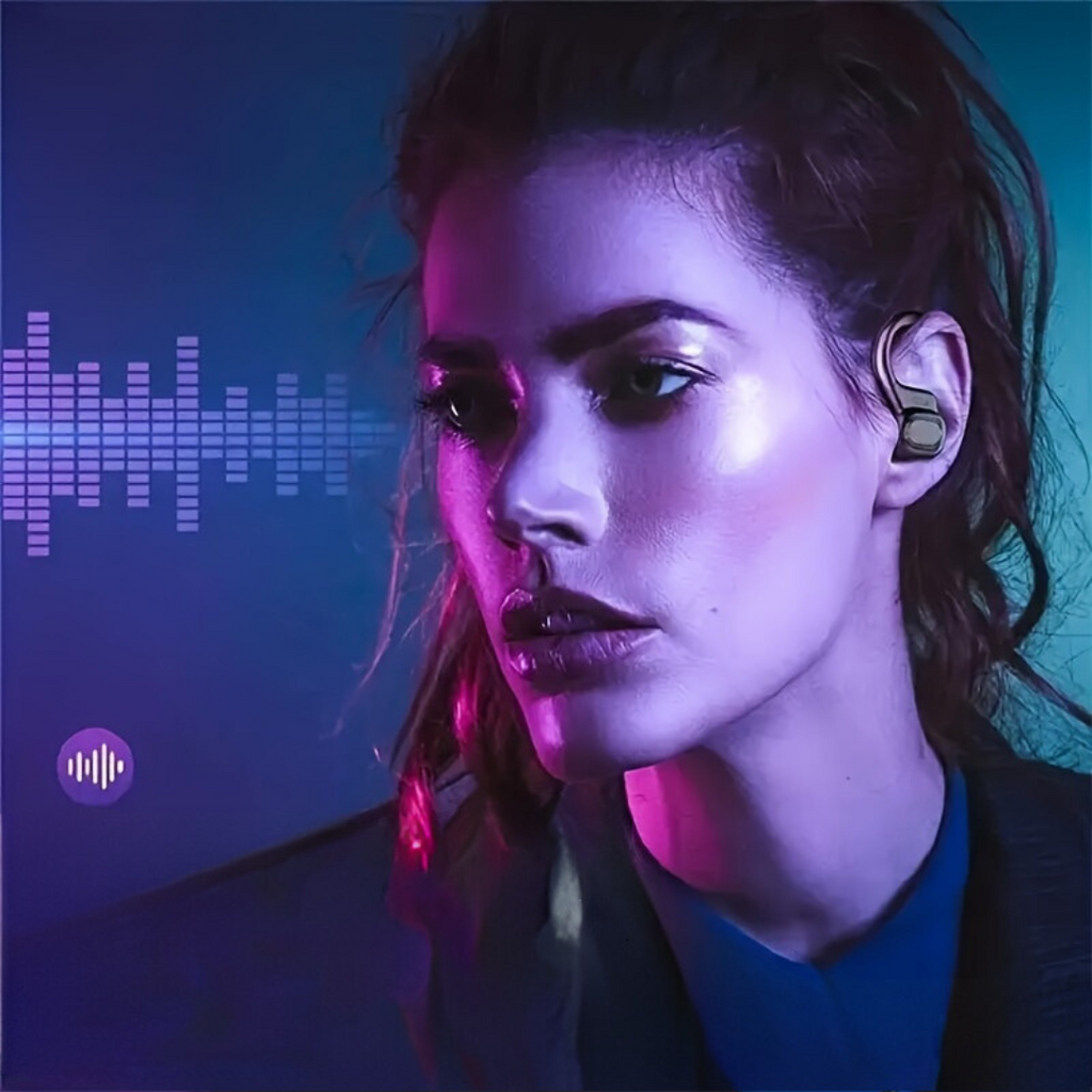 Écouteurs Bluetooth Étanches avec Conception Ergonomique et Commande Tactile pour Athlètes - Sans Fil, Évaluation IPX7, 6 Heures d'Autonomie