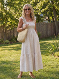 Isolde | Robe Maxi à Manches Volantes et Smockée