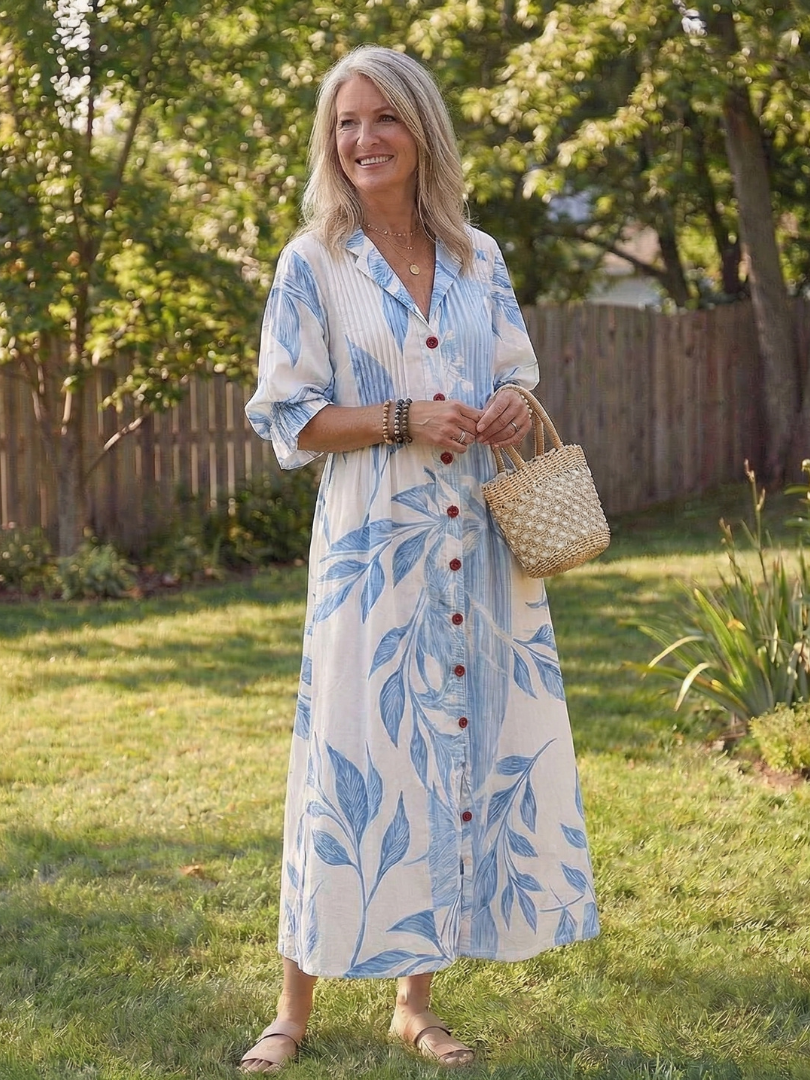 Virelle | Robe Maxi Botanique