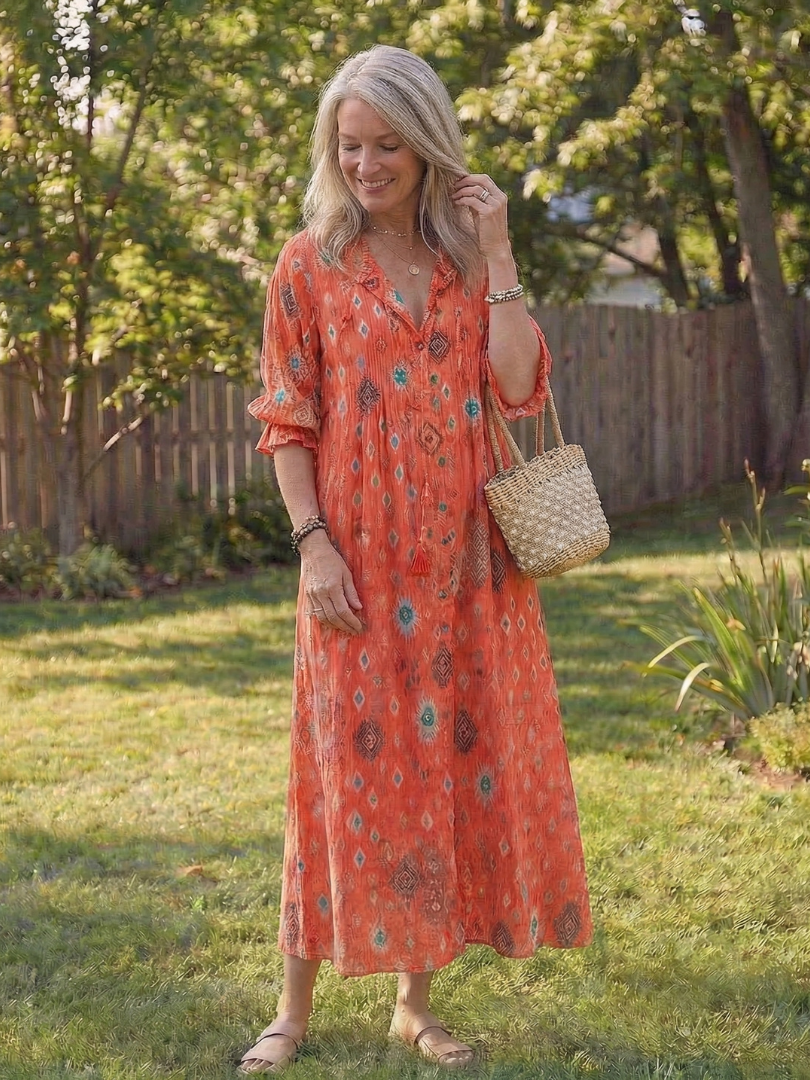Virelle | Robe Maxi Botanique