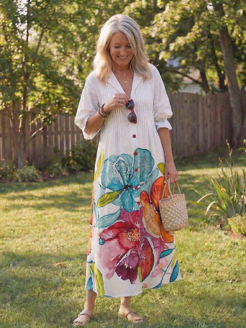 Virelle | Robe Maxi Botanique