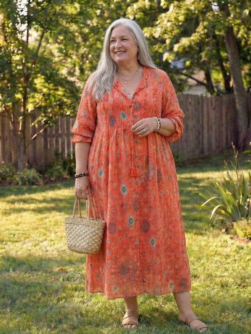 Virelle | Robe Maxi Botanique