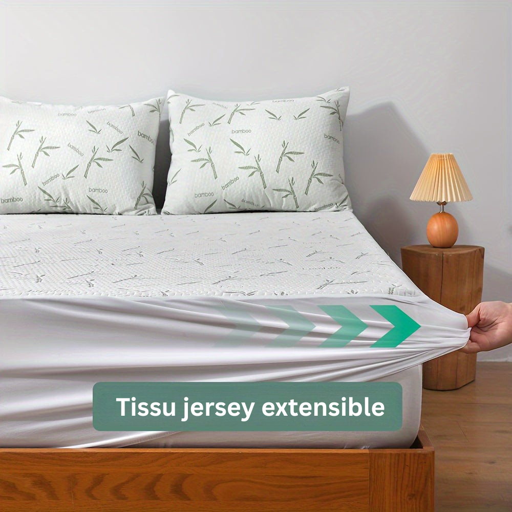 BambooCool Protège-matelas – Respirant et Rafraîchissant pour une Qualité de Sommeil Améliorée