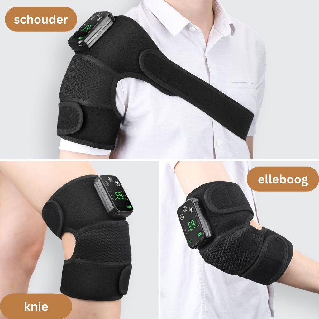 TotalRelief Massager Chauffant | Découvrez un soulagement de la douleur dans votre genou, coude ou épaule