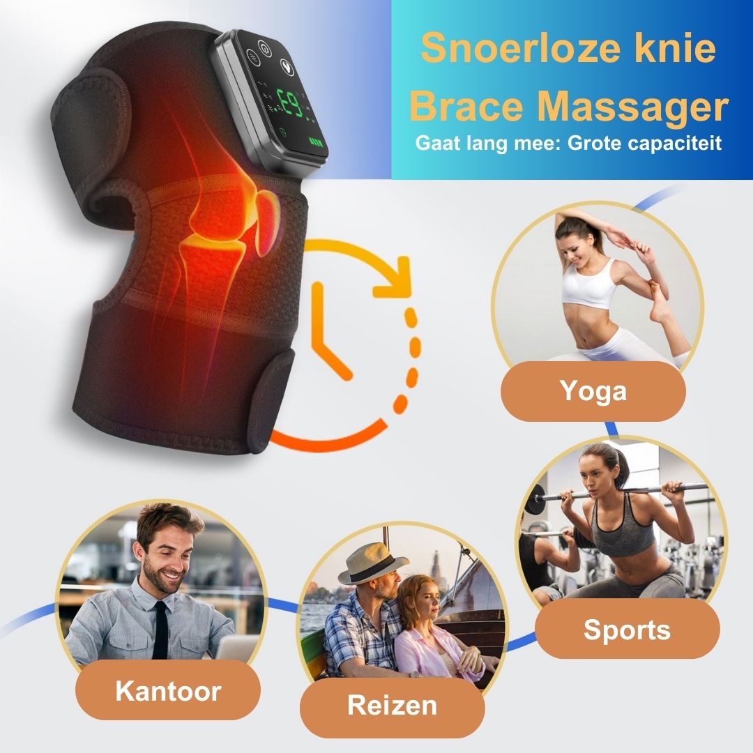 TotalRelief Massager Chauffant | Découvrez un soulagement de la douleur dans votre genou, coude ou épaule