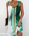 Robe D'Été Femme Imprimée Bretelles Bohème - Garance
