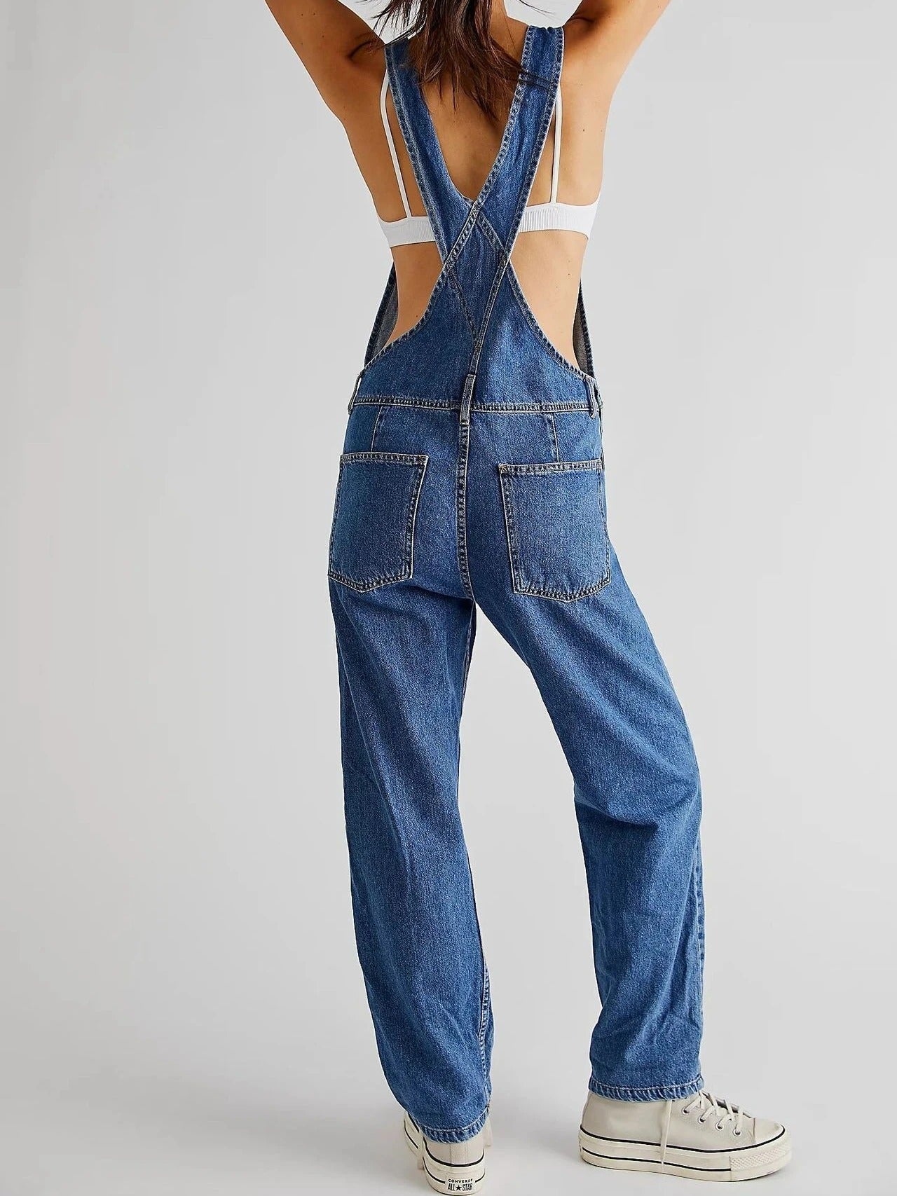 Salopette Femme | Design Denim Décontracté & Intemporel