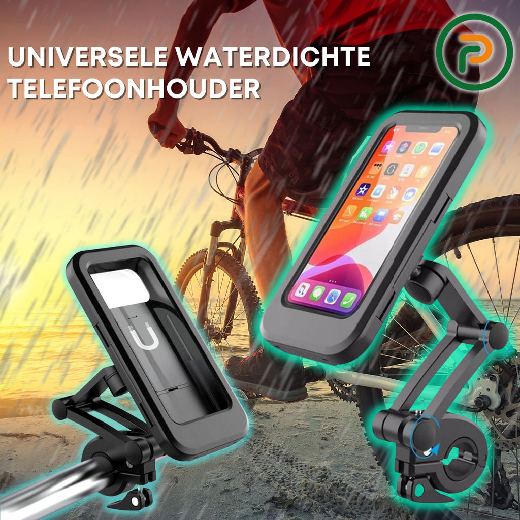 HydroGuard Case | Support de téléphone étanche universel pour vélo ou moto