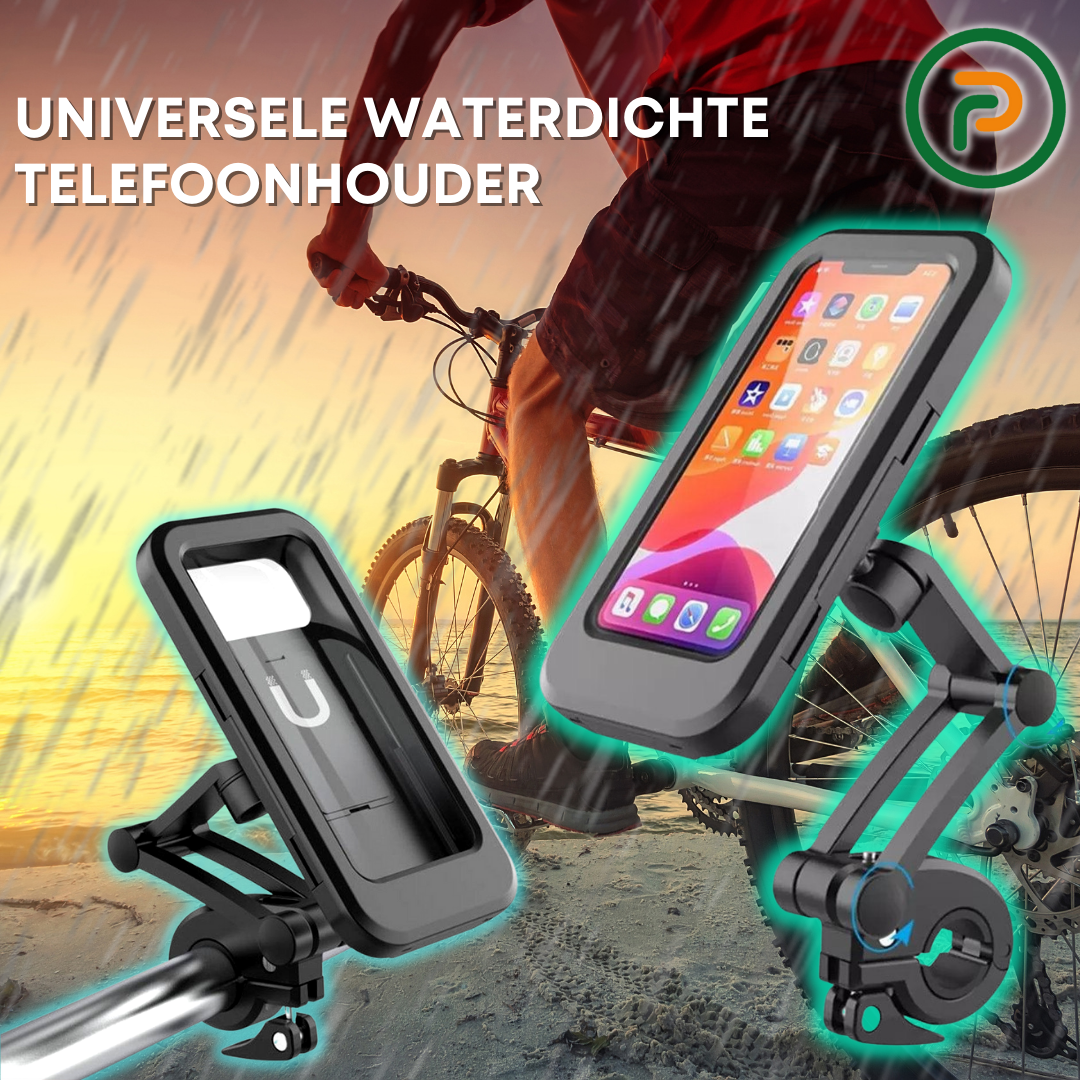 HydroGuard Case | Support de téléphone étanche universel pour vélo ou moto
