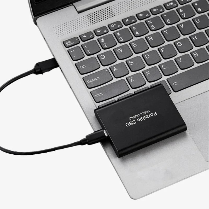 Disque SSD Externe Portable 2 To – Disque Dur Externe SSD Ultra Rapide avec USB 3.1 pour un Stockage de Données Sécurisé