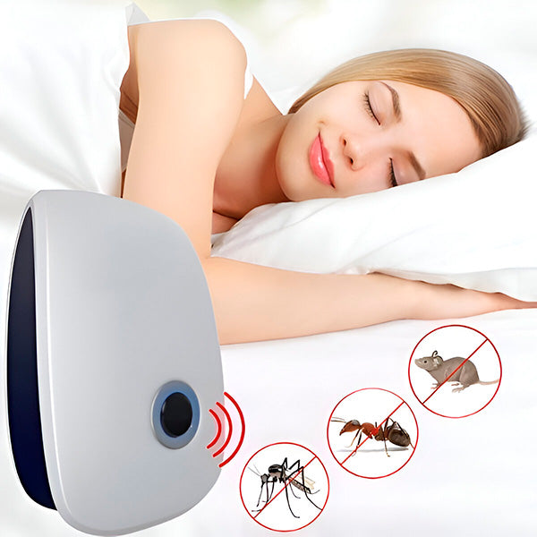 Détruit-insectes Ultrasonique Sans Produits Chimiques Sûr 100 m² de Portée