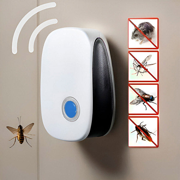 Détruit-insectes Ultrasonique Sans Produits Chimiques Sûr 100 m² de Portée