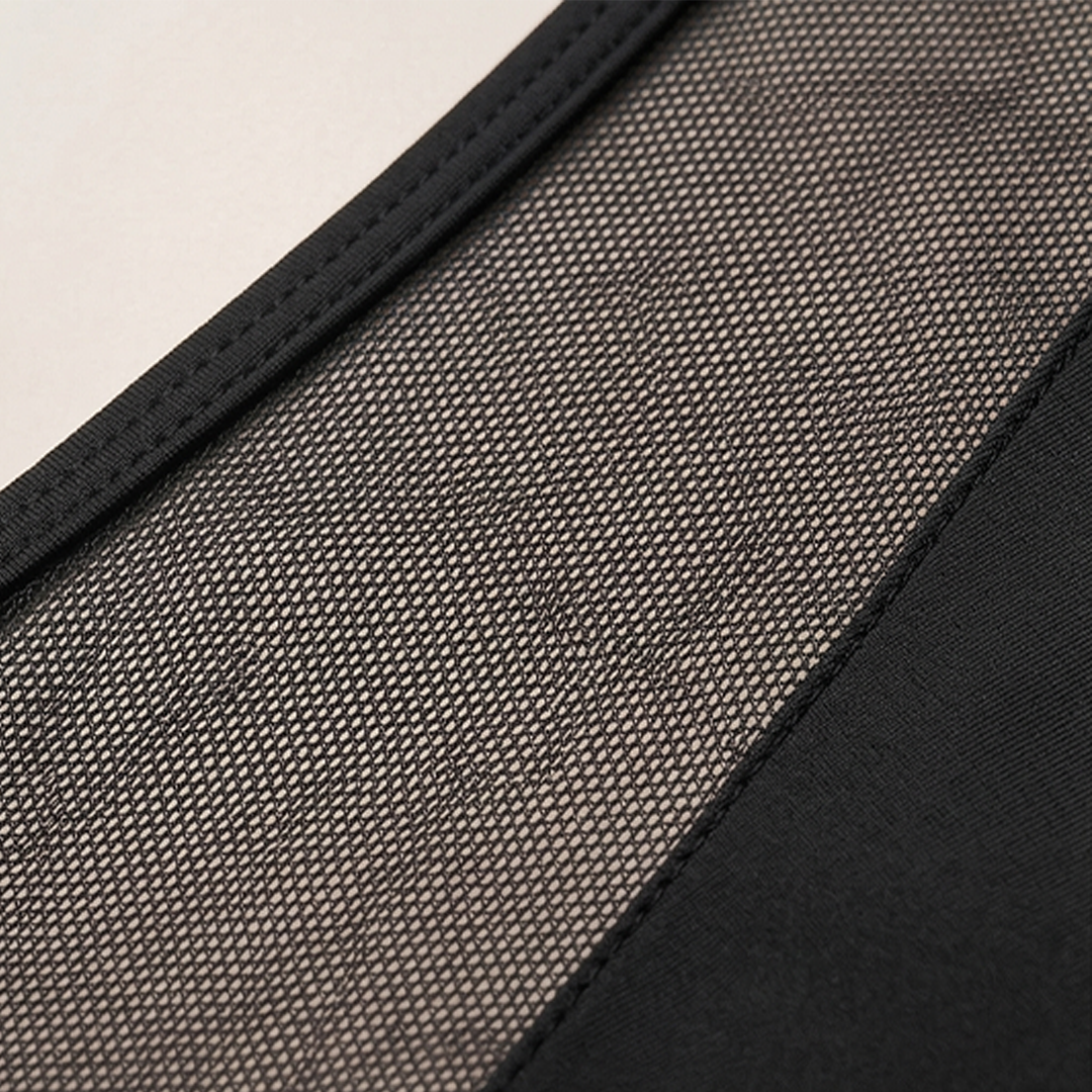 Rivara – Maillot de bain une pièce en mesh froncé pour femmes