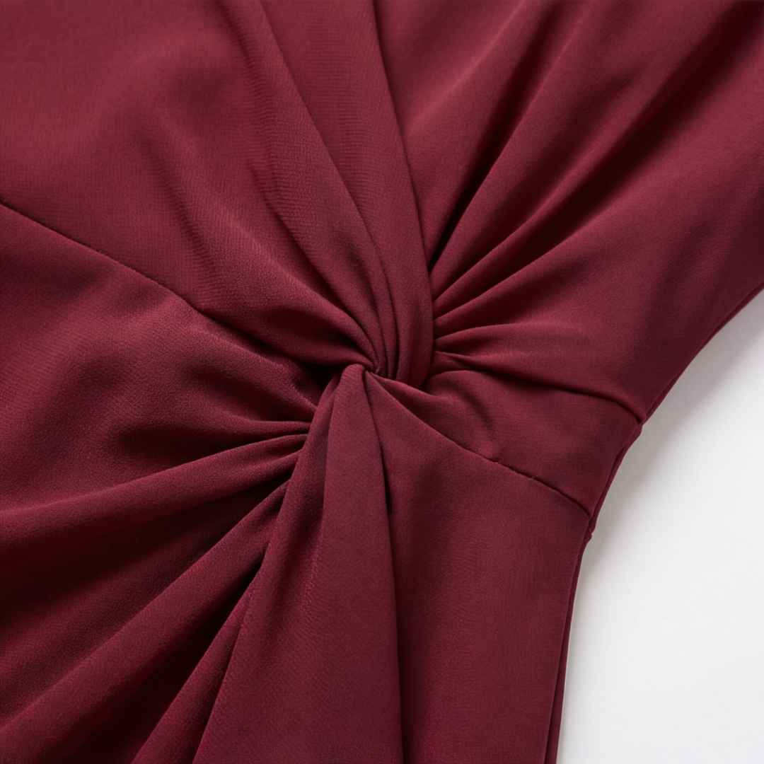 Velara – Robe Femme à Taille Tordue Rassemblée