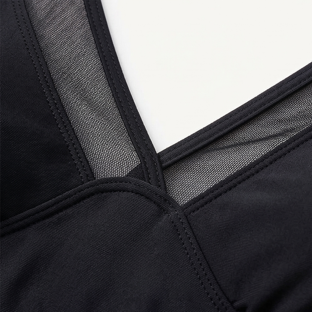 Marella – Ensemble de bikini en maille taille haute avec jupe froncée