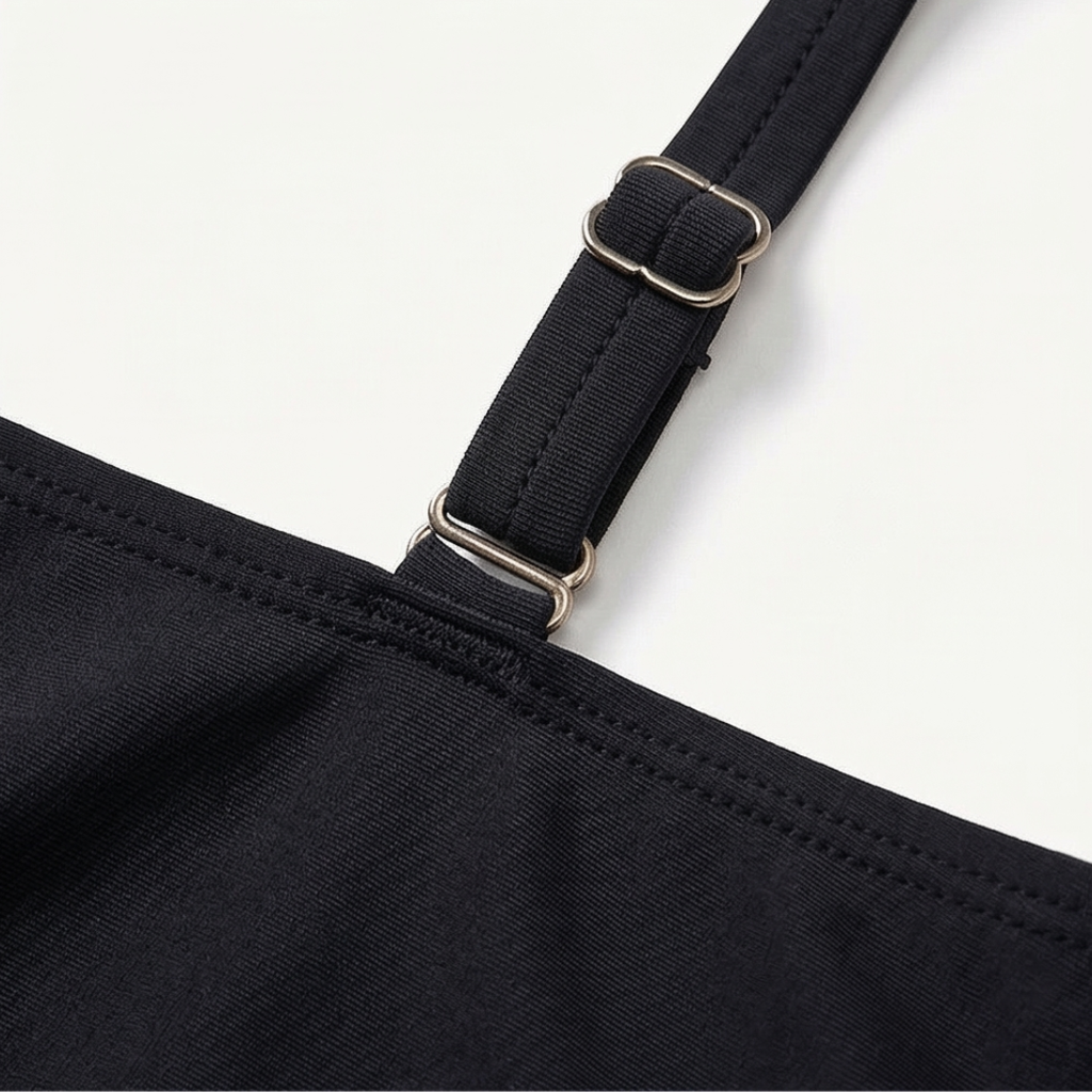 Marella – Ensemble de bikini en maille taille haute avec jupe froncée