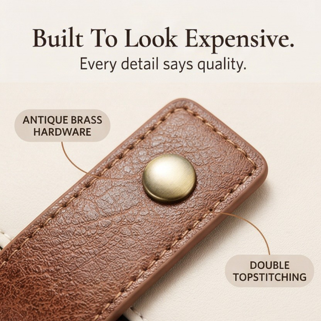 Tessara – Portefeuille Trifold Vintage RFID