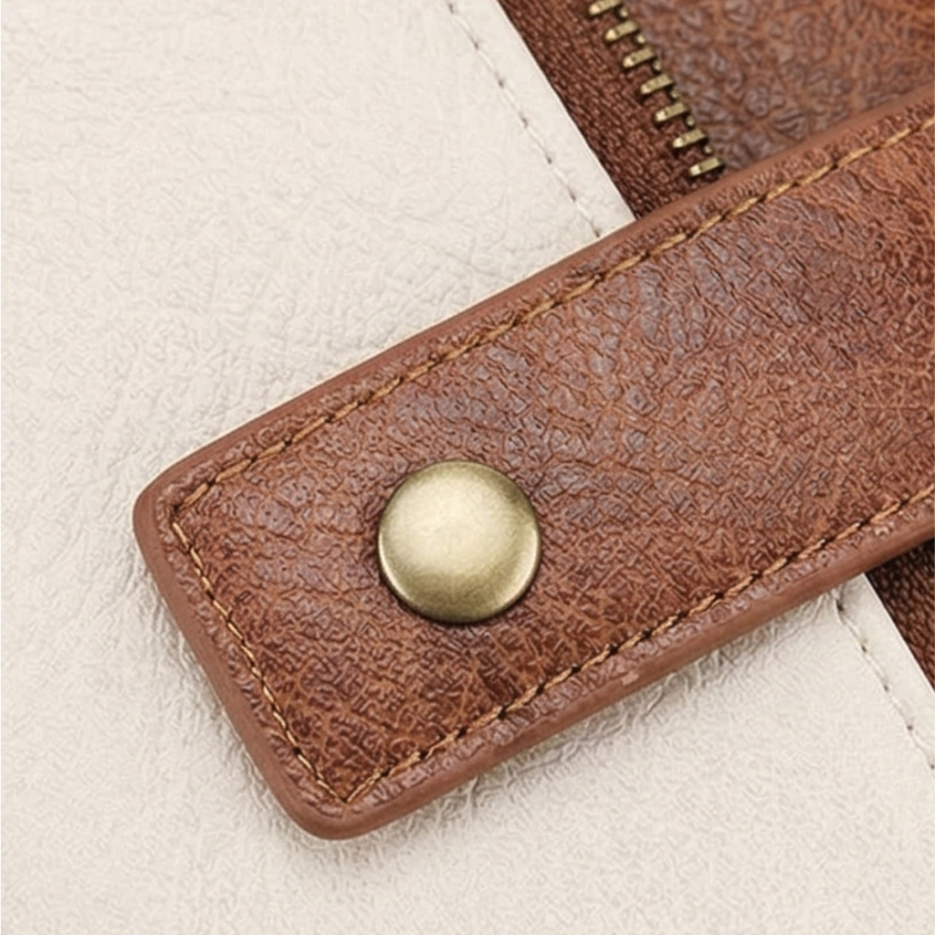 Tessara – Portefeuille Trifold Vintage RFID