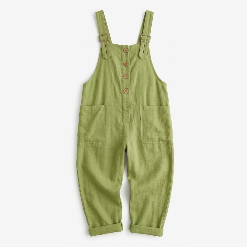 Slowlinen – Salopette à boutons décontractée