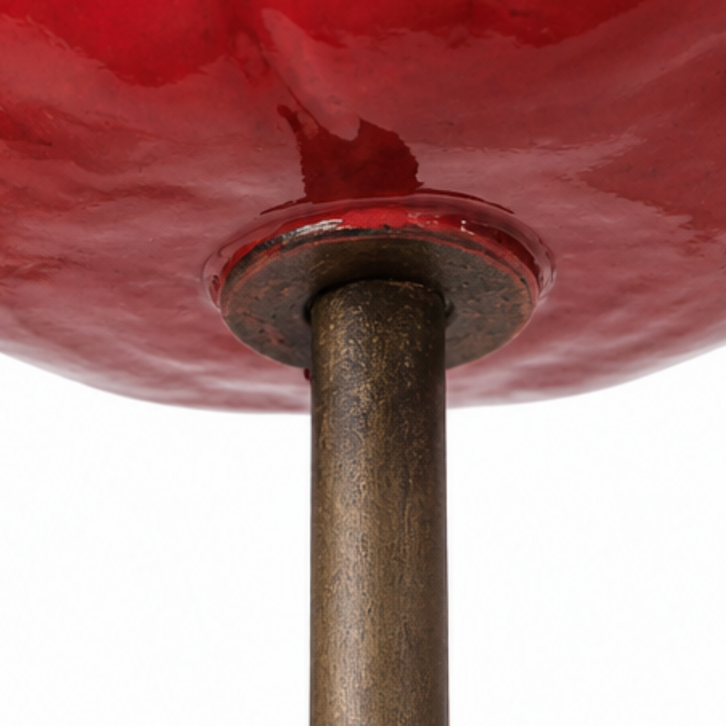 PetalHaven – Support de jardin en forme de pavot pour baignoire à oiseaux