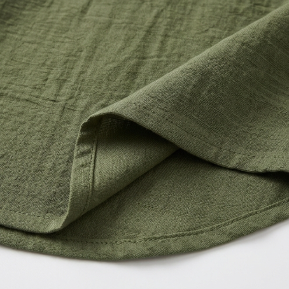 Solenne – Blouse Femme à Col V Drapeau Doux