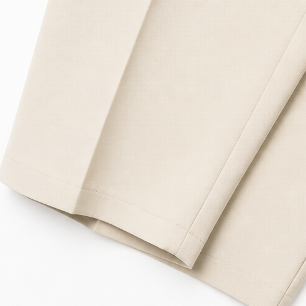 Velora – Pantalon plissé ajusté pour femmes