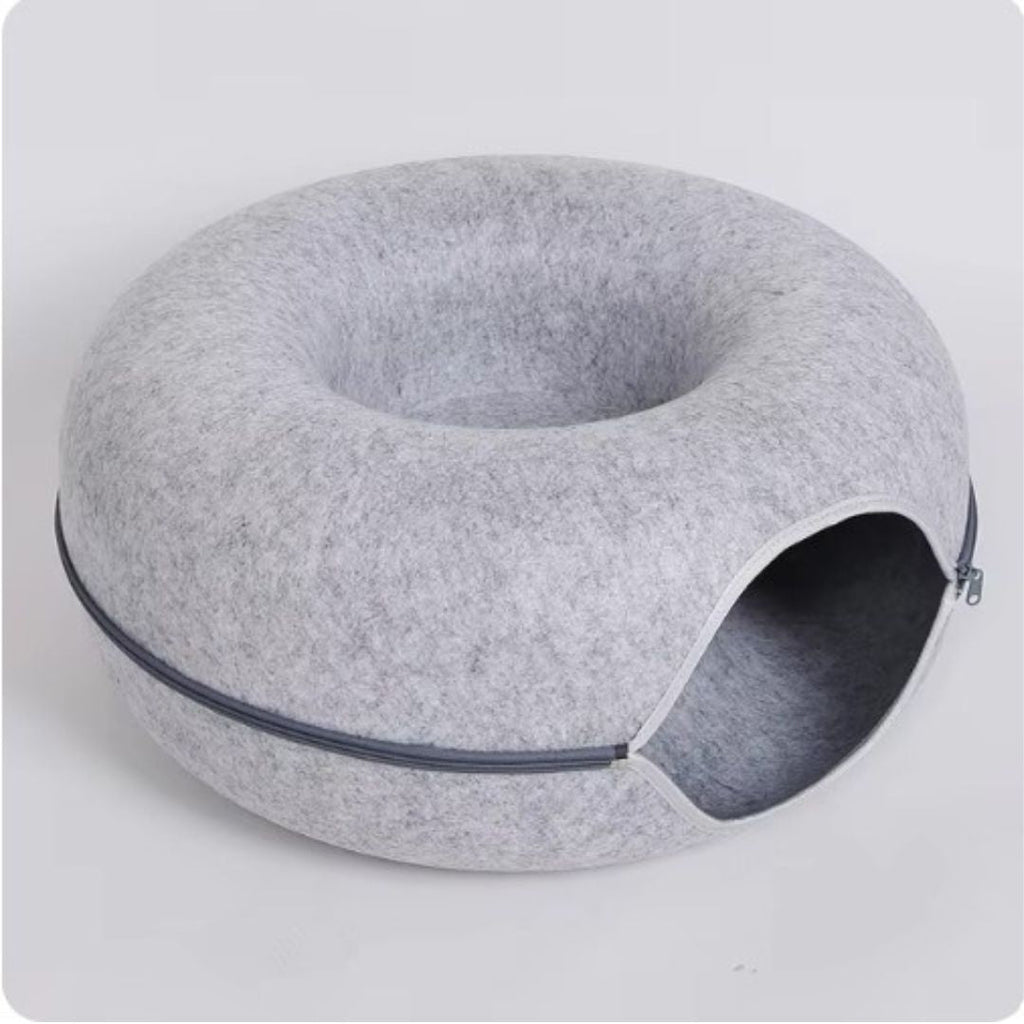 PawDonut Tunnel | Tunnel pour Chats et Maison de Jouets