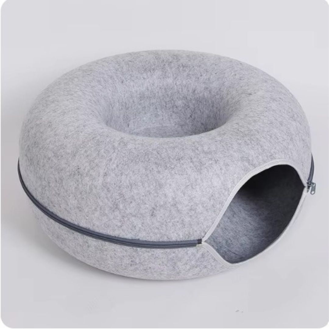 PawDonut Tunnel | Tunnel pour Chats et Maison de Jouets