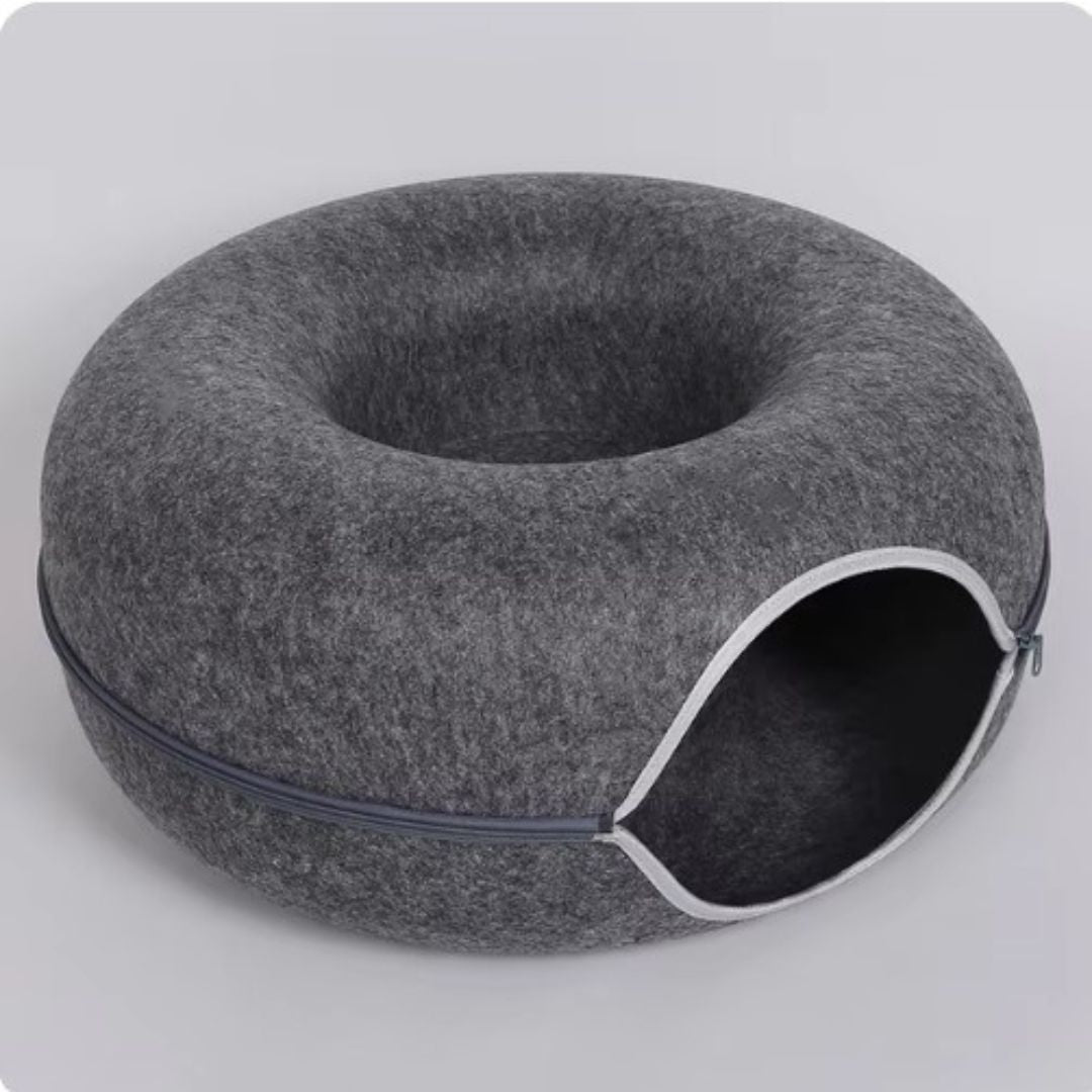 PawDonut Tunnel | Tunnel pour Chats et Maison de Jouets