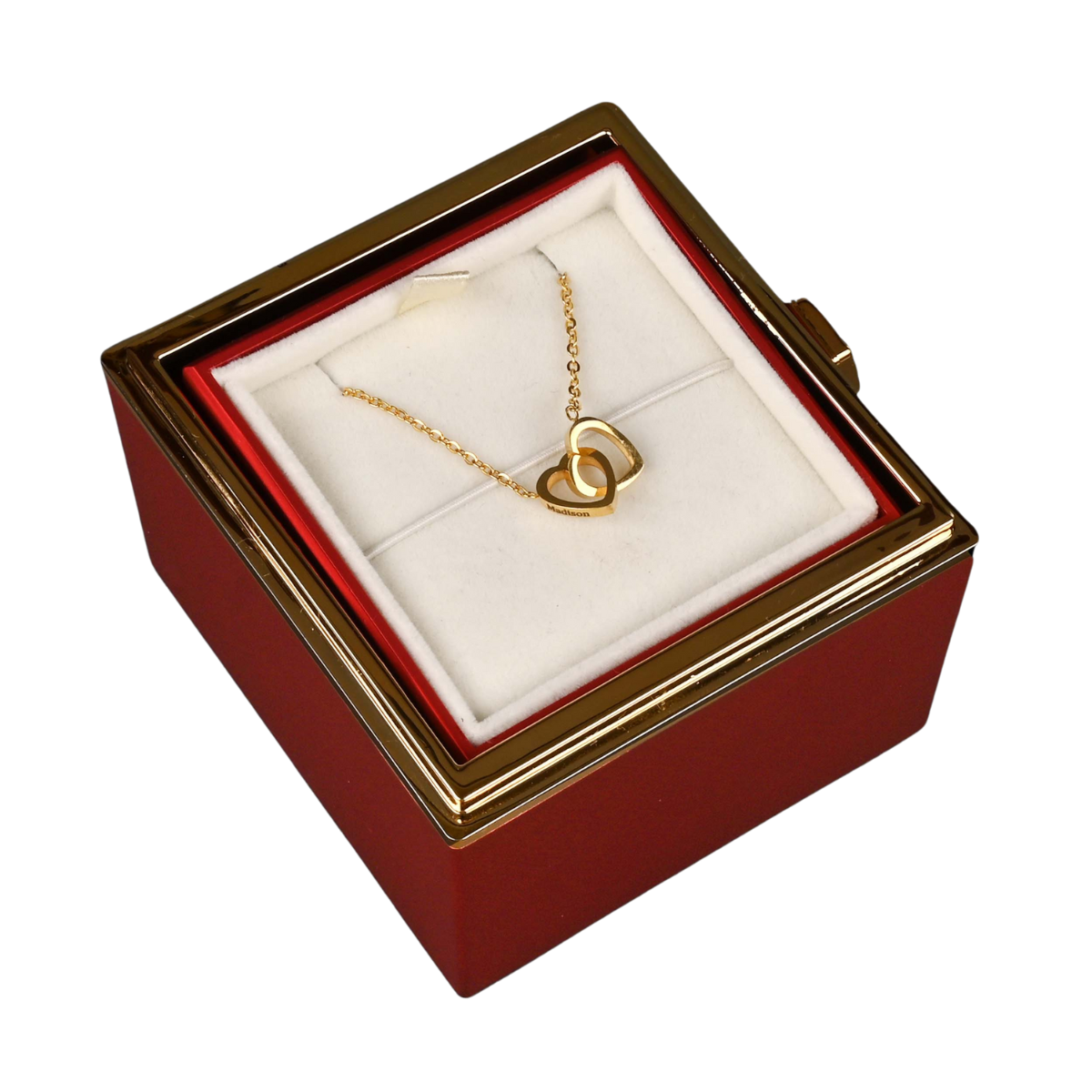 HeartBond | Collier avec Boîte de Rose Éternelle