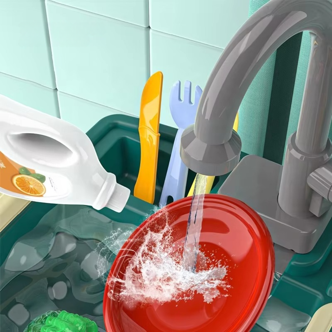 Cuisine de jeu WasserWunder avec Robinet Magique pour Enfants