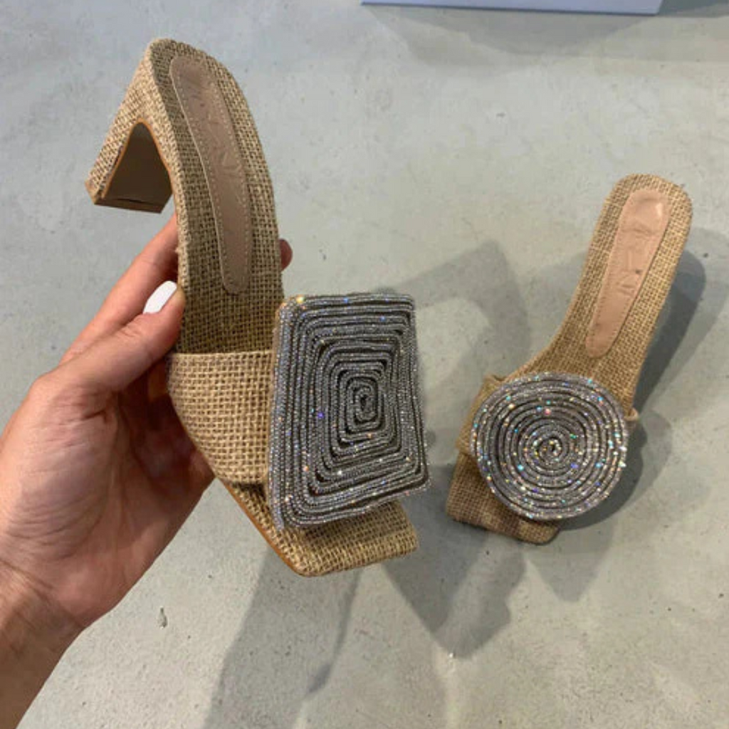 Rizelle | Sandales Élégantes à Talon Bloc