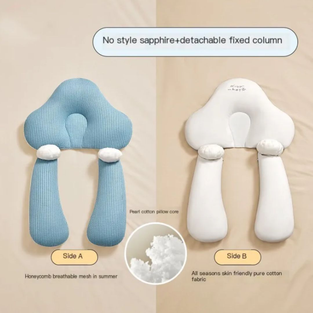 Coussin de Sommeil Ergonomique pour Bébé pour un Sommeil Sain et Protection de la Tête