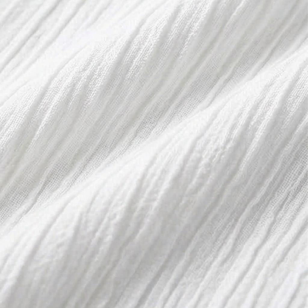 Vivara – Blouse à boutons en crêpe texturé pour femmes