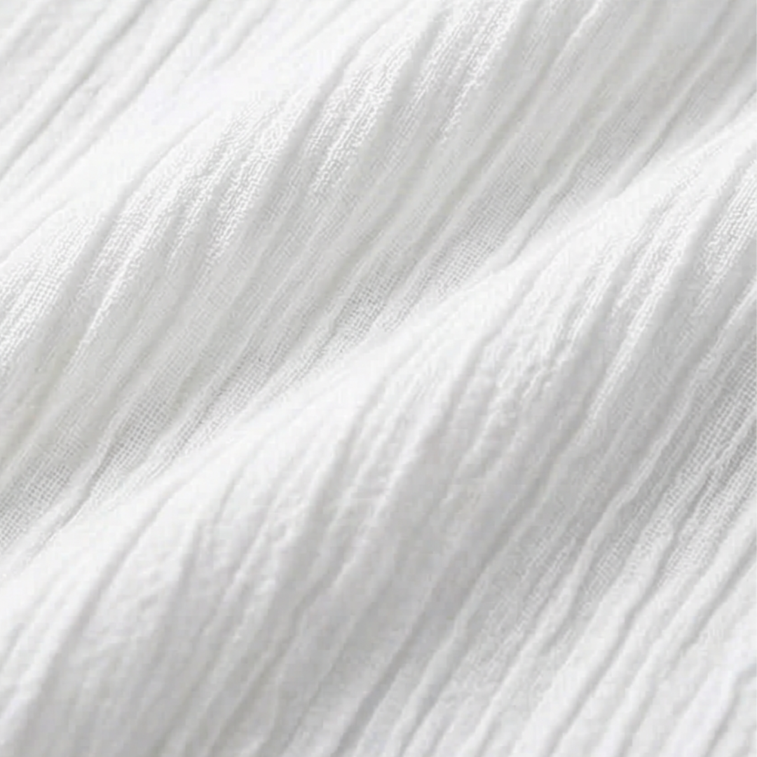 Vivara – Blouse à boutons en crêpe texturé pour femmes