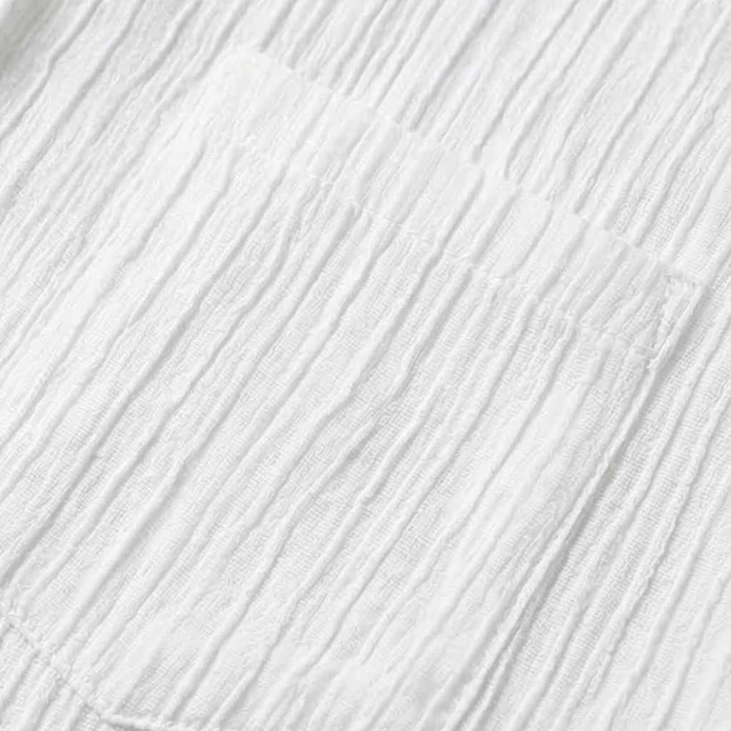 Vivara – Blouse à boutons en crêpe texturé pour femmes