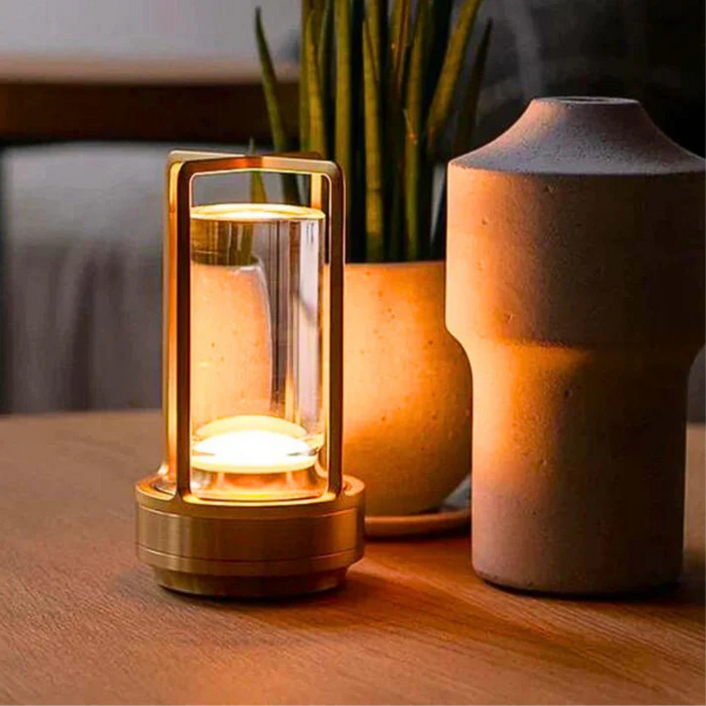 CrystalBeam | Lampe d'Ambiance Sans Fil avec 3 Modes de Couleur
