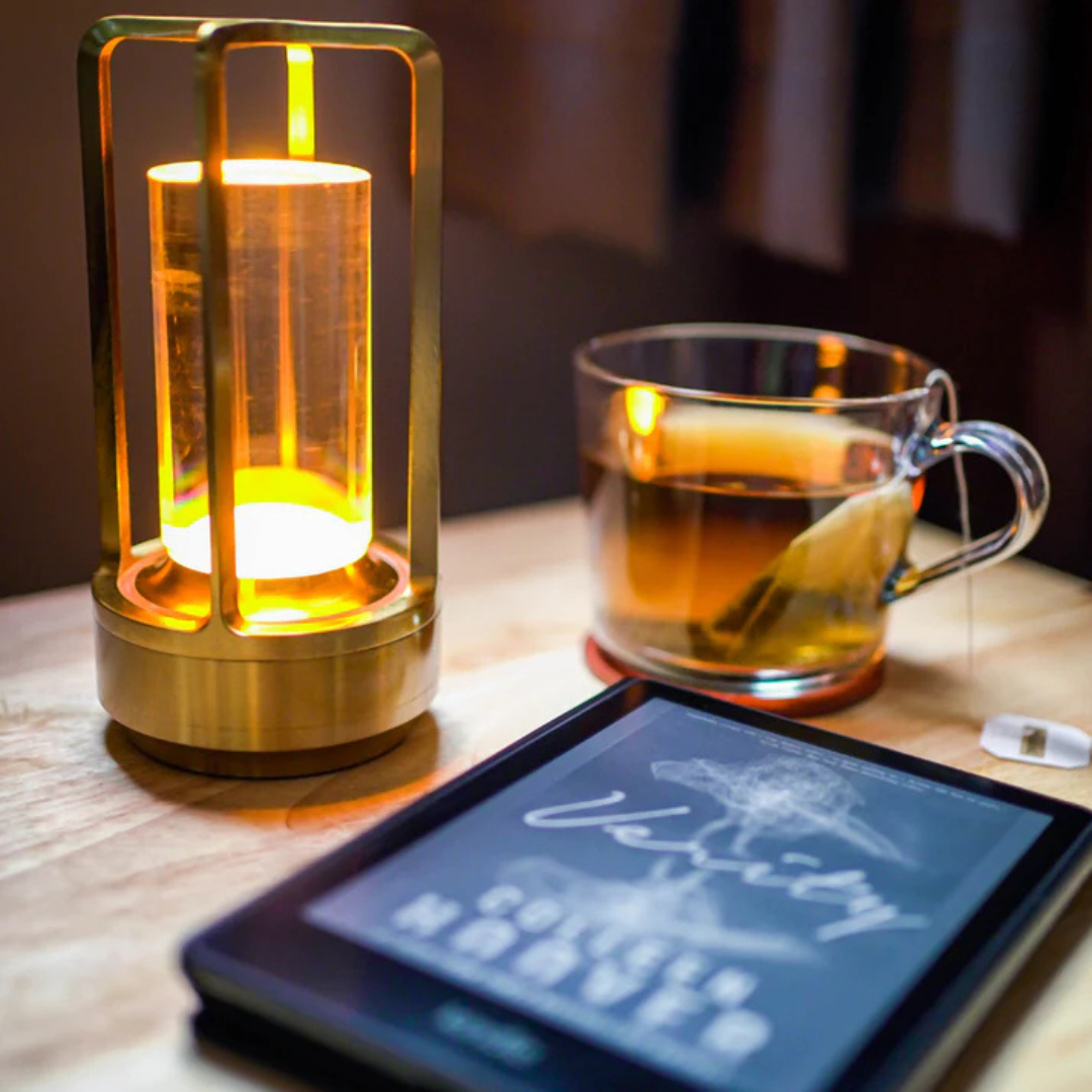CrystalBeam | Lampe d'Ambiance Sans Fil avec 3 Modes de Couleur