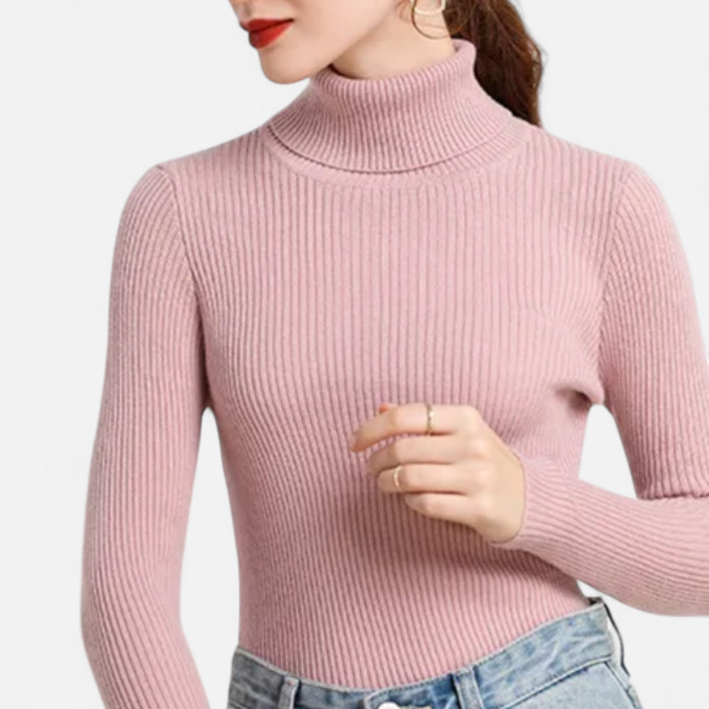 Eliaro Moda | Pull Col Montant Femme Élégance Intemporelle en Cachemire