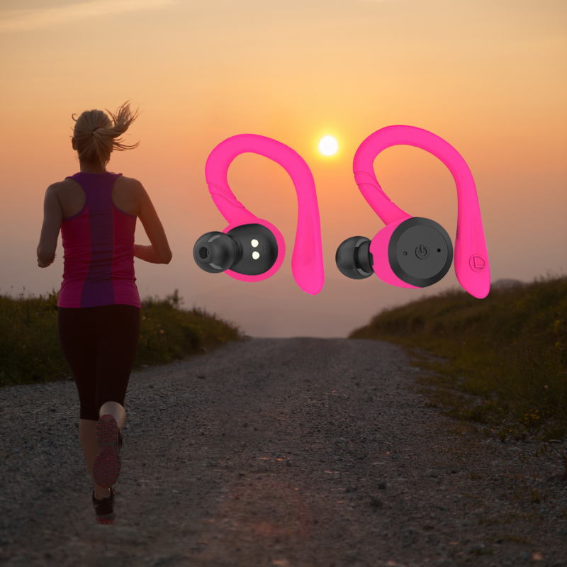 Vega - Écouteurs de sport sans fil étanches avec 20 heures d'autonomie