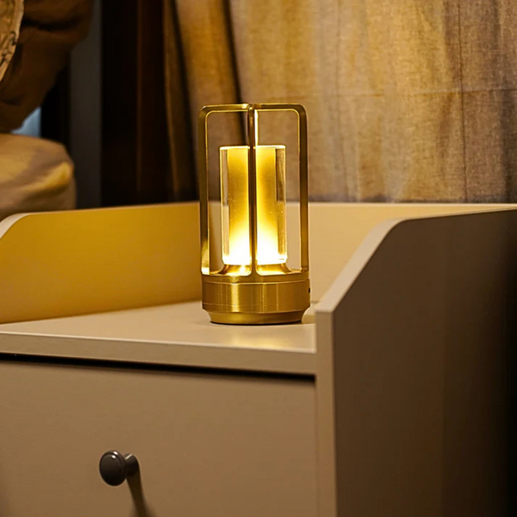 CrystalBeam | Lampe d'Ambiance Sans Fil avec 3 Modes de Couleur