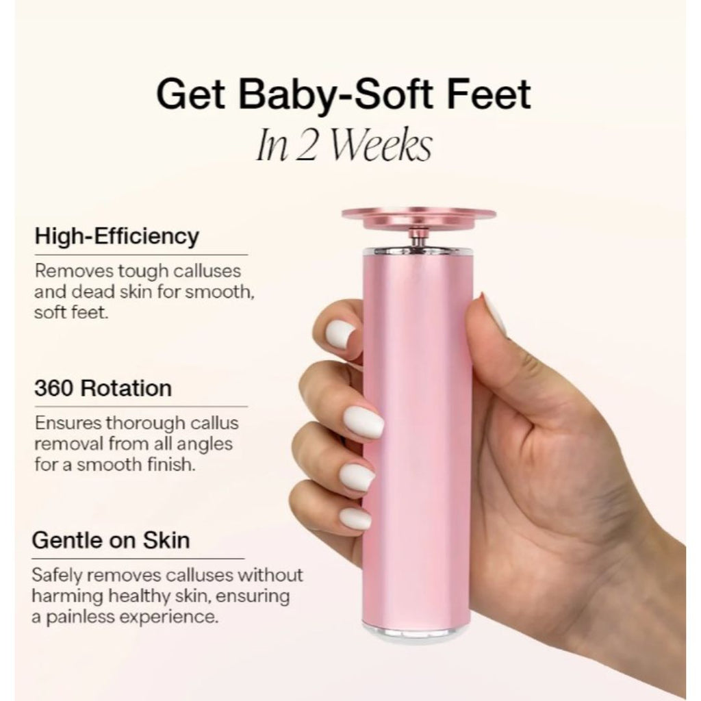 SmootherFeet Outil de Pédicure Électrique | Soin professionnel à portée de main