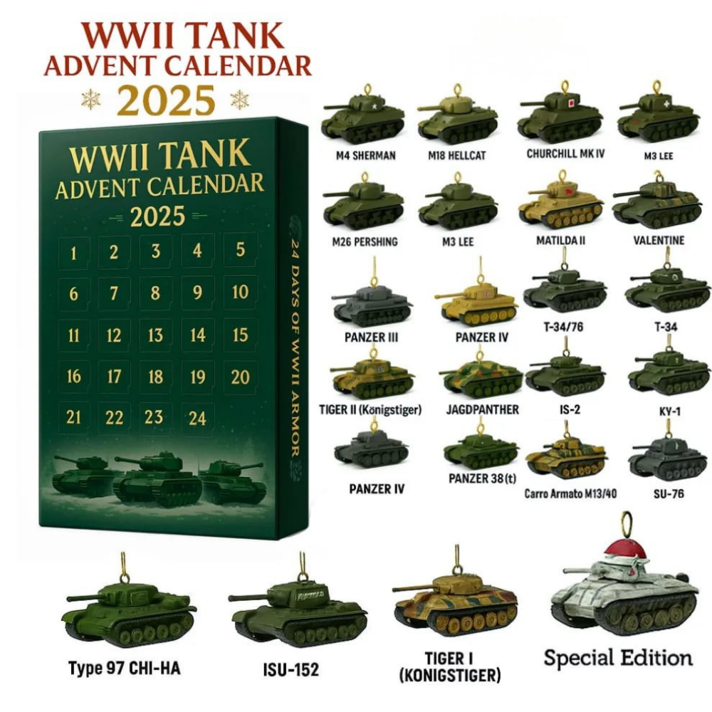 TankForge | Calendrier de l'Avent des Tanks de la WWII 2025 Expérience de Collectionneur