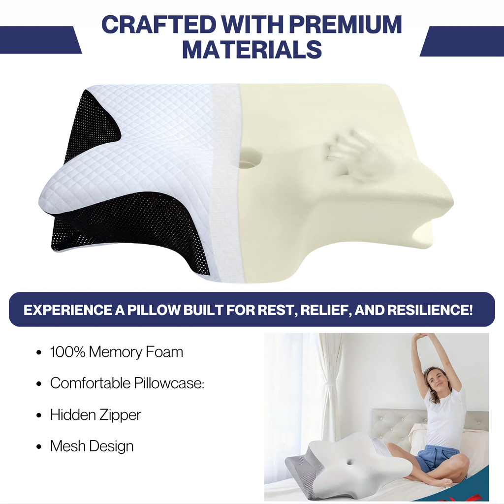 SleepEase | Coussin Orthopédique ErgoContour