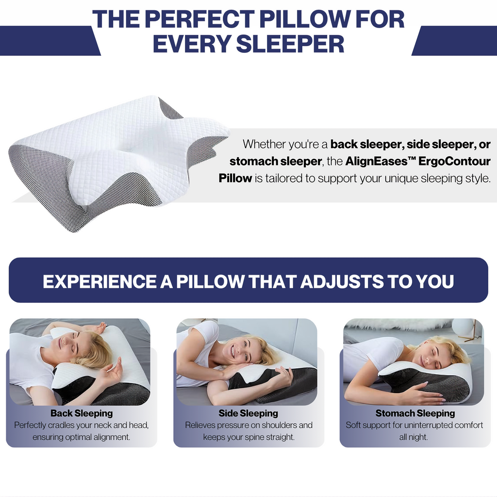 SleepEase | Coussin Orthopédique ErgoContour