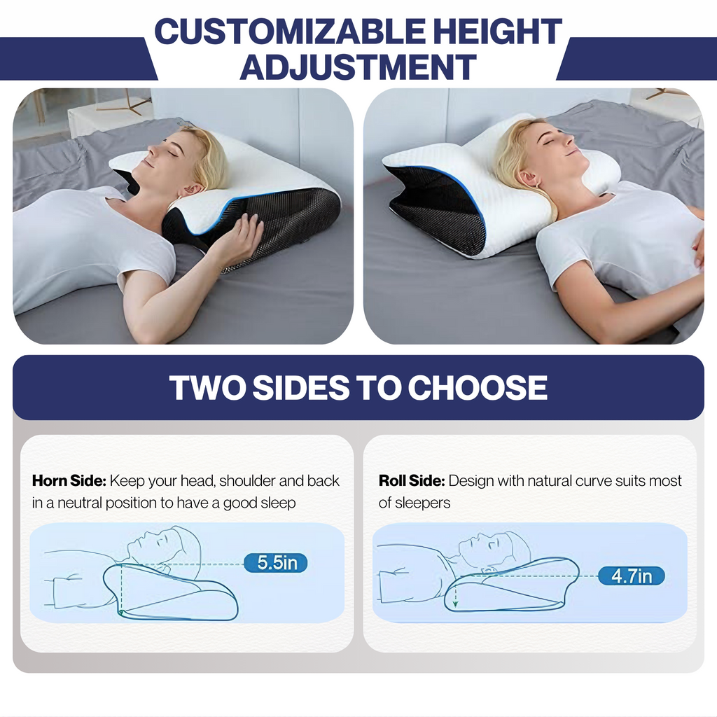 SleepEase | Coussin Orthopédique ErgoContour