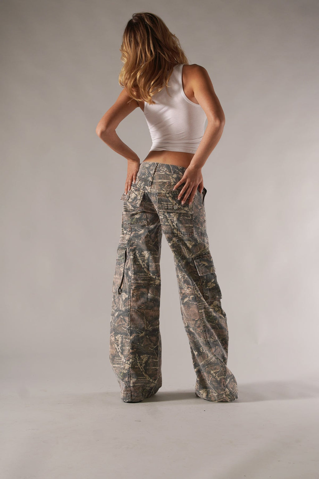 Pantalons Cargo Camouflage avec Poches Utilitaires