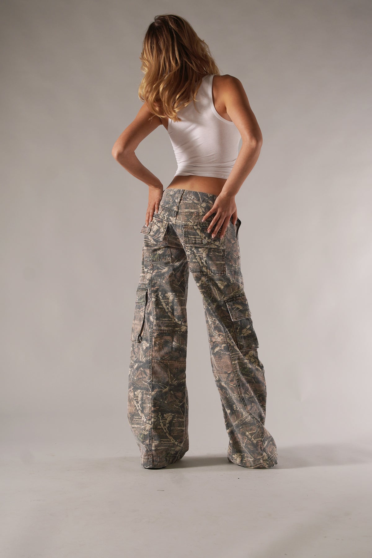 Pantalons Cargo Camouflage avec Poches Utilitaires