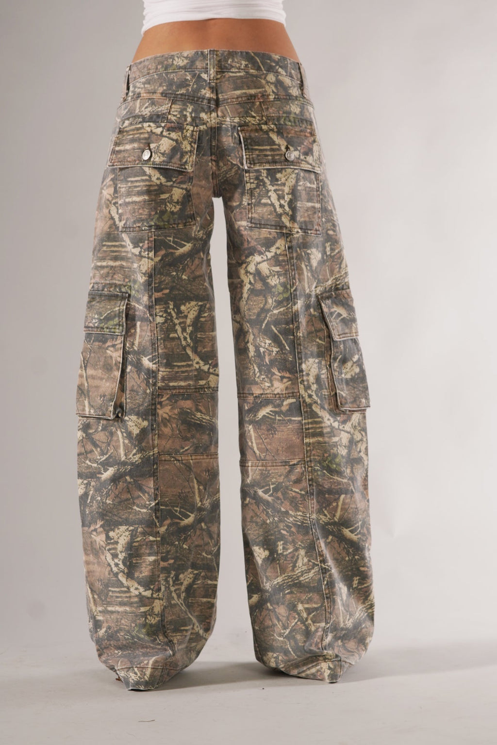 Pantalons Cargo Camouflage avec Poches Utilitaires